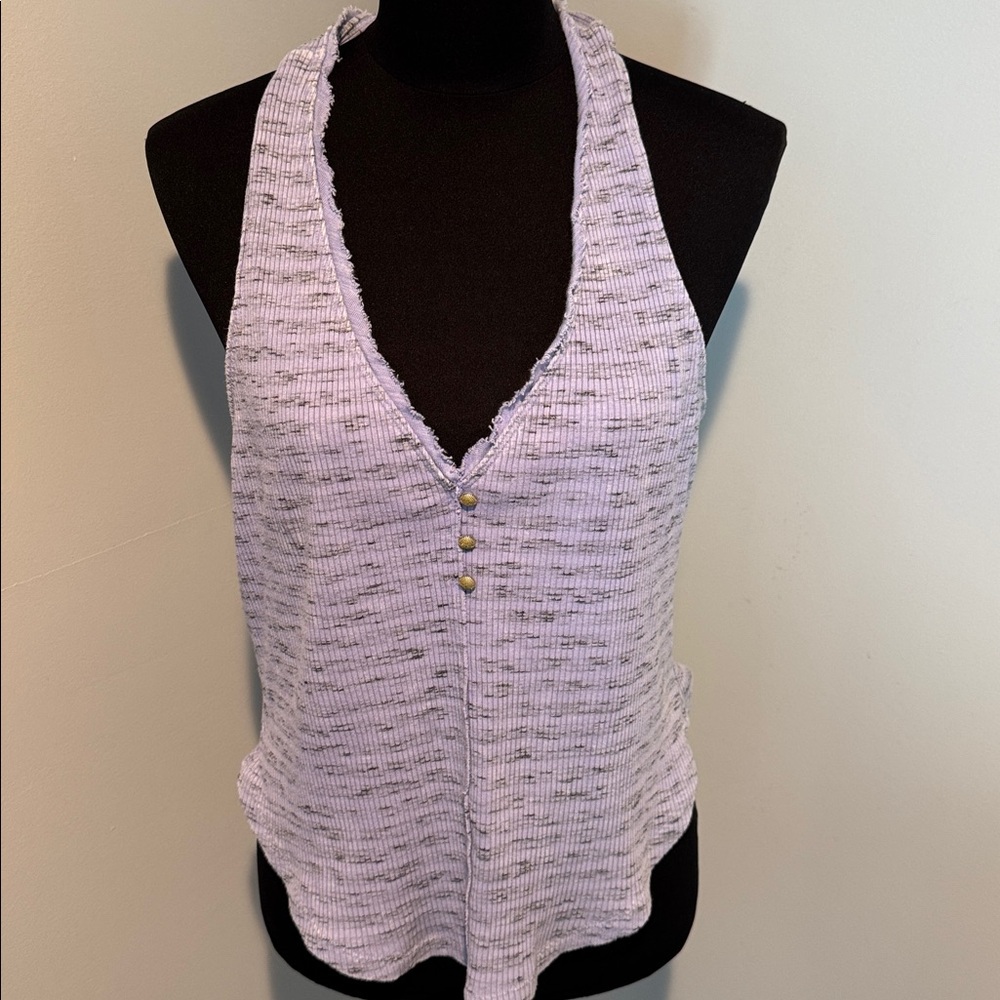 Lavender Space Dyed Cotton Halter